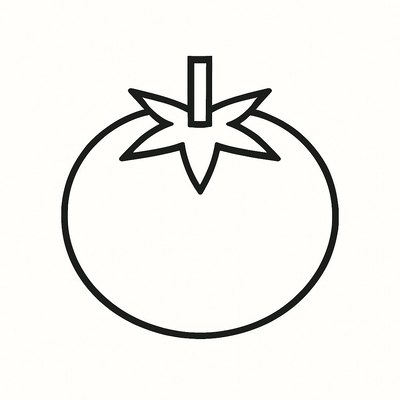 Tomato Coloring Pages for Kids 2026 | Free PDF Download