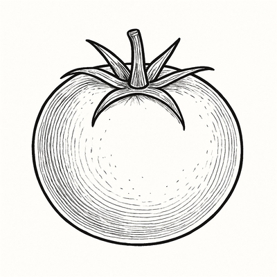 Tomato Coloring Pages for Kids 2026 | Free PDF Download