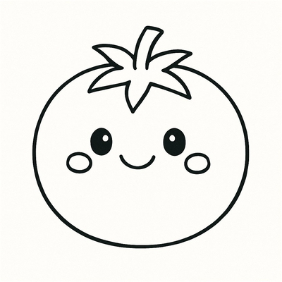 Tomato Coloring Pages for Kids 2026 | Free PDF Download