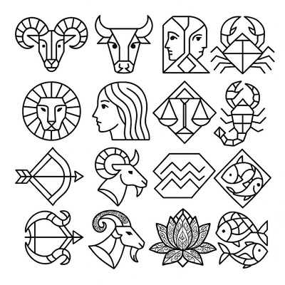 Zodiac Coloring Pages for Kids 2026
