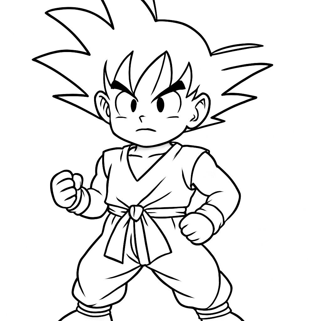Minimalist Goku