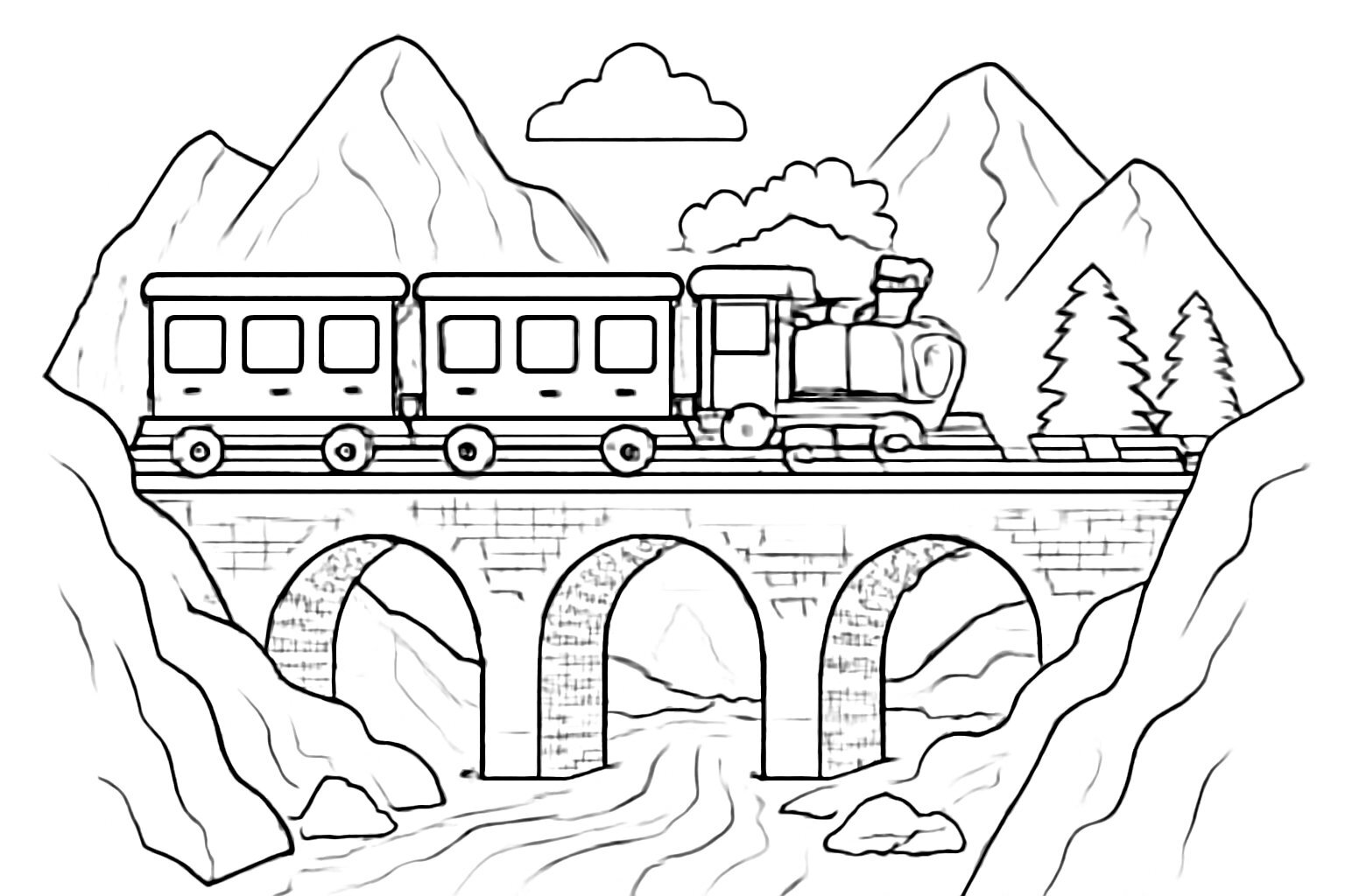Mountain Route Train