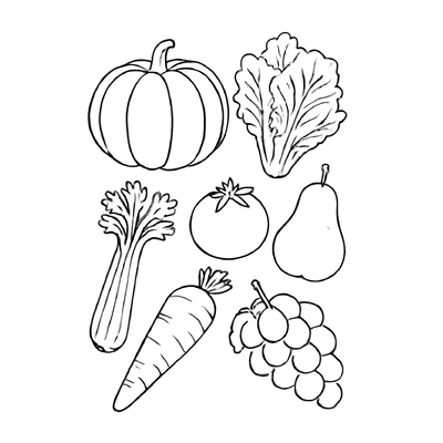 Agricultural Products Coloring Pages for Kids 2026