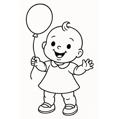 Baby Doll Coloring Pages for Kids 2026