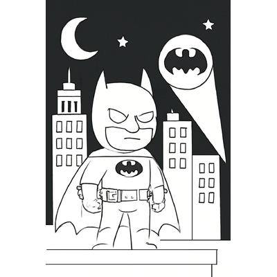 Batman Coloring Pages for Kids 2026 – PDF Images