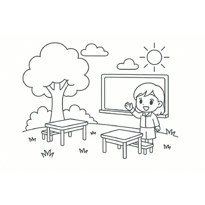 Classroom Coloring Pages for Kids 2026 – Fast PDF Download