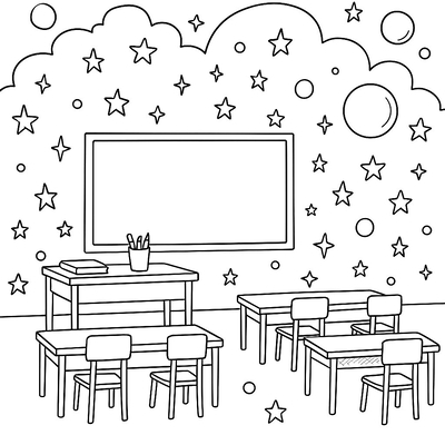 Classroom Coloring Pages for Kids 2026 – Fast PDF Download