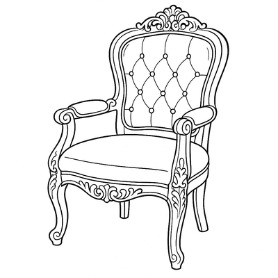 Cute Chair Coloring Pages for Kids 2026 – Adorable PDF Sheets