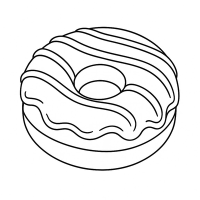 Donut Coloring Pages for Kids 2026