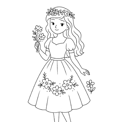 Fashion Design Coloring Pages for Kids 2026