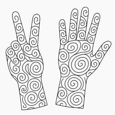 Handprint Coloring Pages for Kids 2026 | Free PDF Download