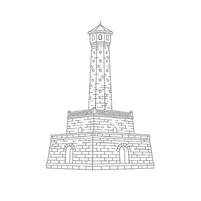 Hanoi Flag Tower Coloring Pages for Kids 2026