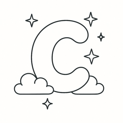 Letter C Coloring Pages for Kids 2026 – Free Images &amp; PDF