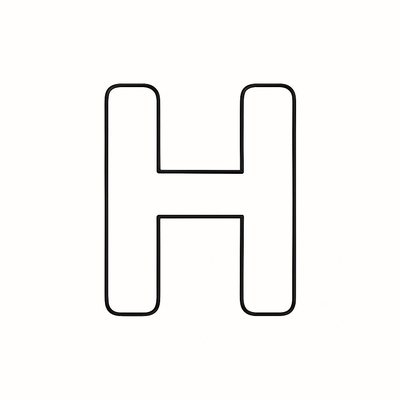 Letter H Coloring Pages for Kids 2026 – Free Images &amp; PDF