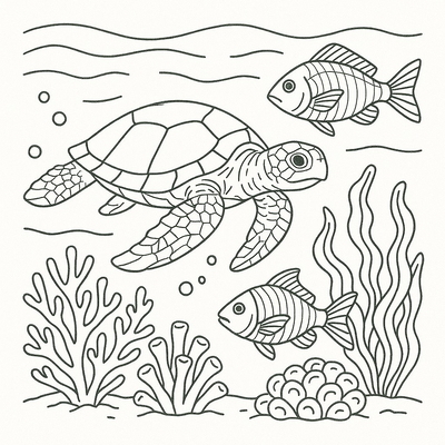 Ocean Coloring Pages for Kids 2026 | Free PDF Download