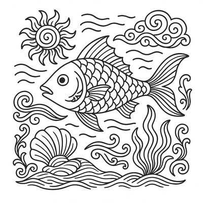 Ocean Coloring Pages for Kids 2026 | Free PDF Download