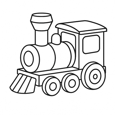 Train Coloring Pages for Kids 2026