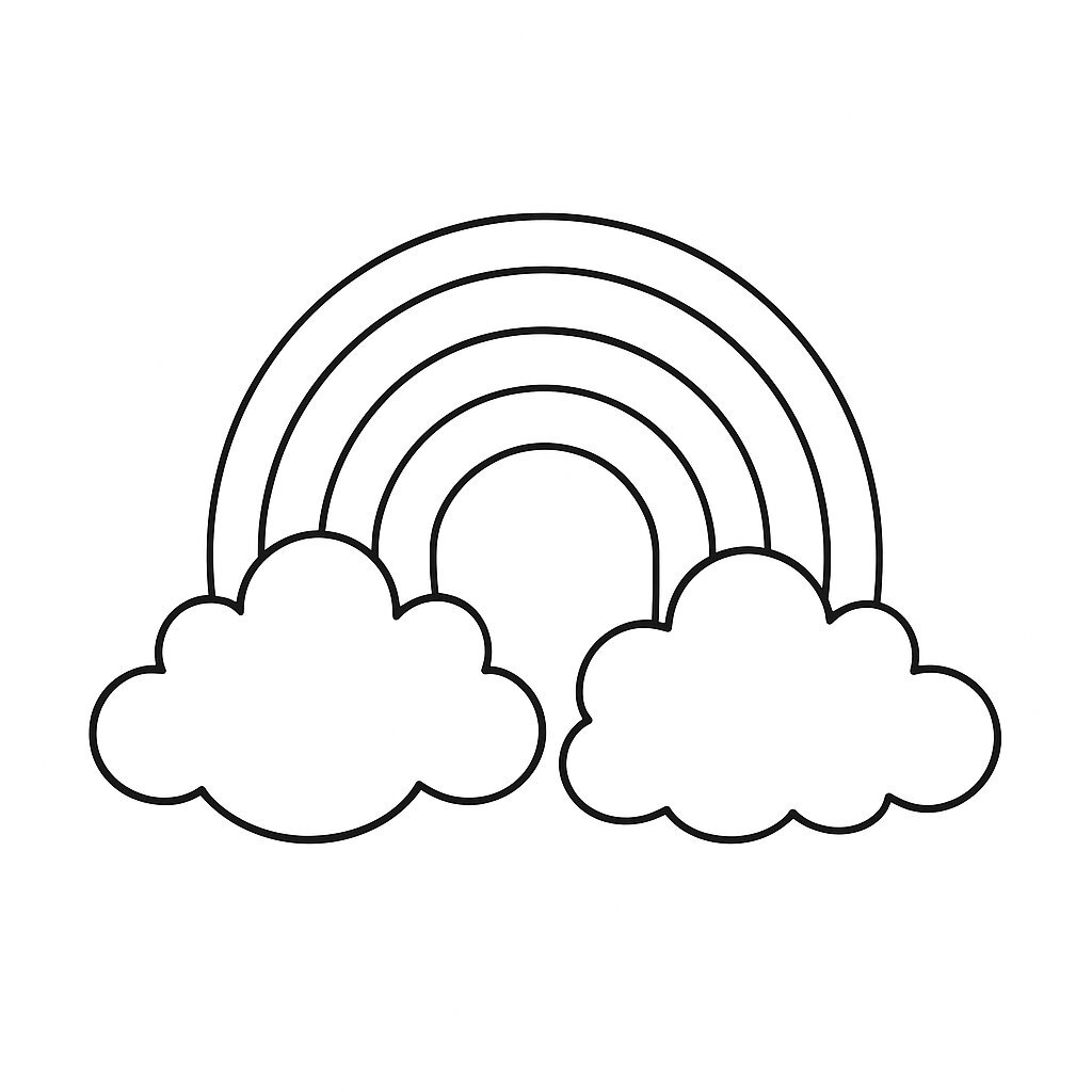 Rainbow and Clouds
