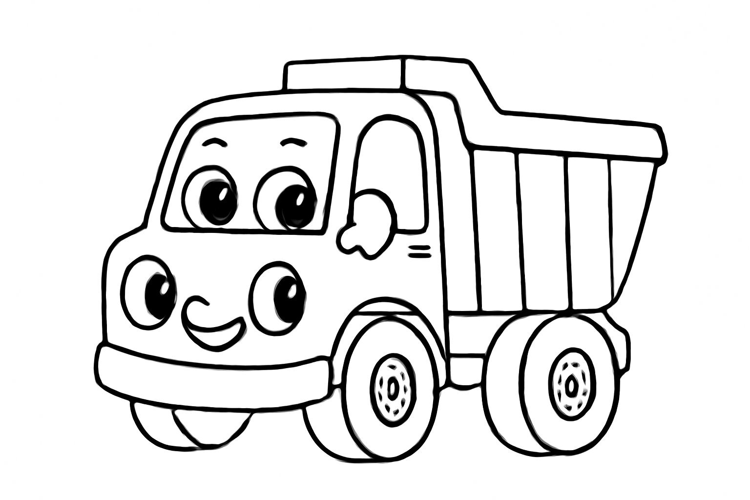 Cartoon Dump Truck