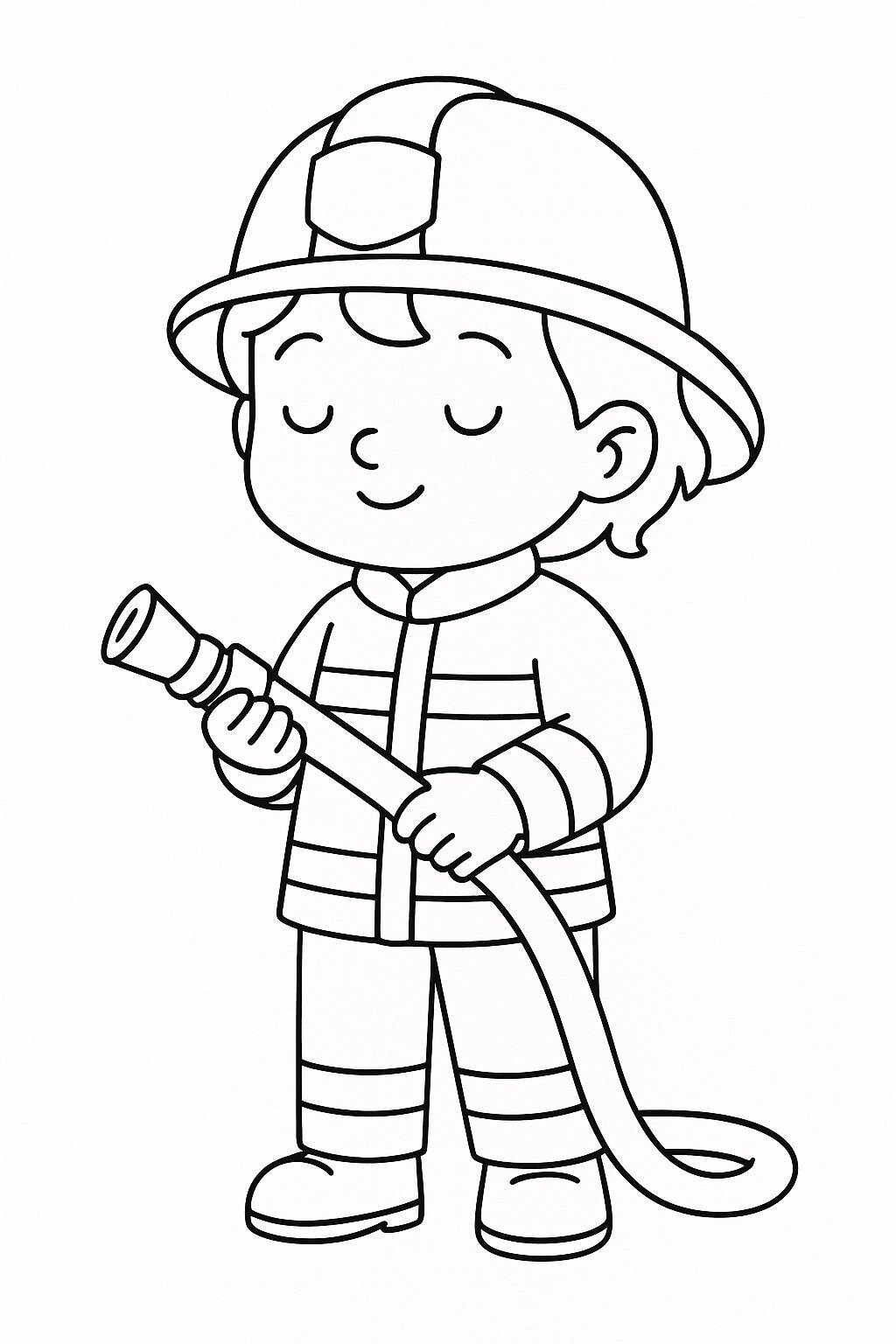 Dreamy Pastel Firefighter