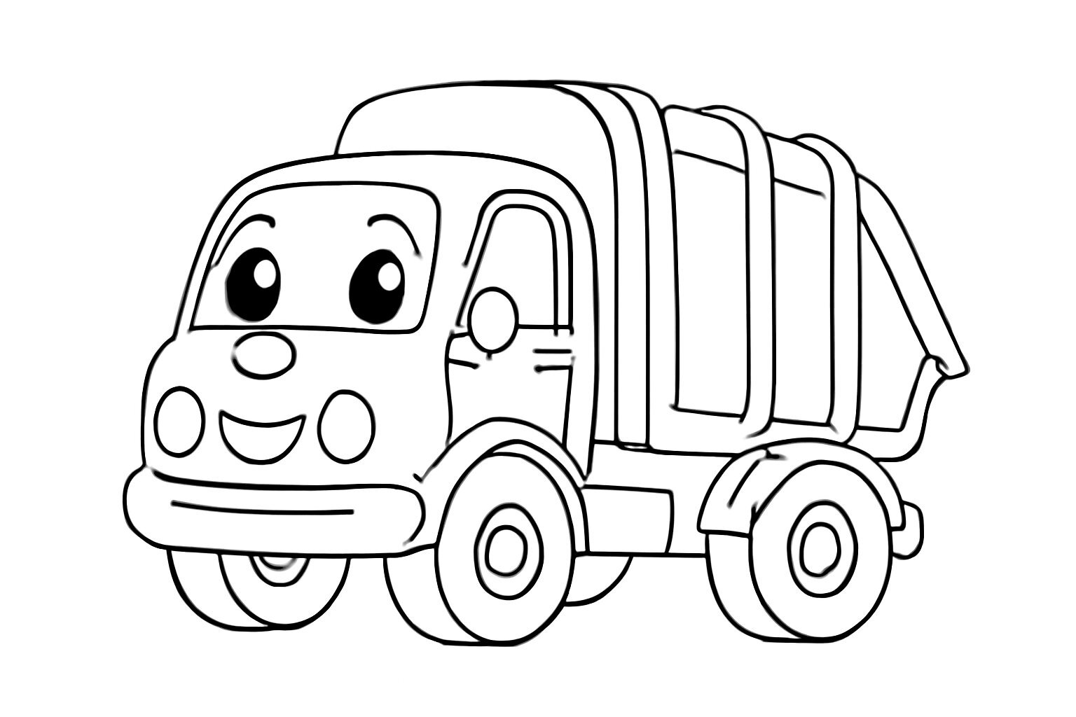 Mini Garbage Truck for Kids