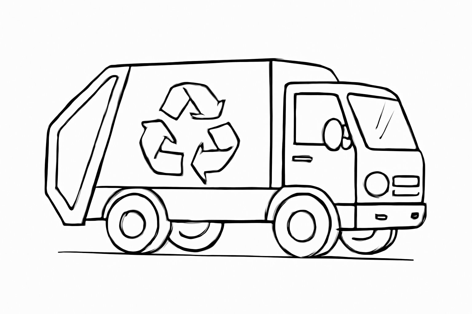 Eco-Friendly Garbage Truck