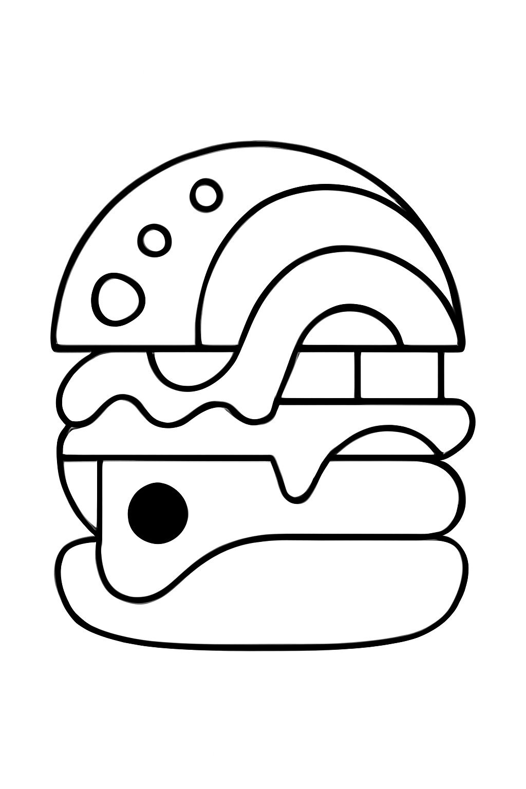 Abstract Hamburger