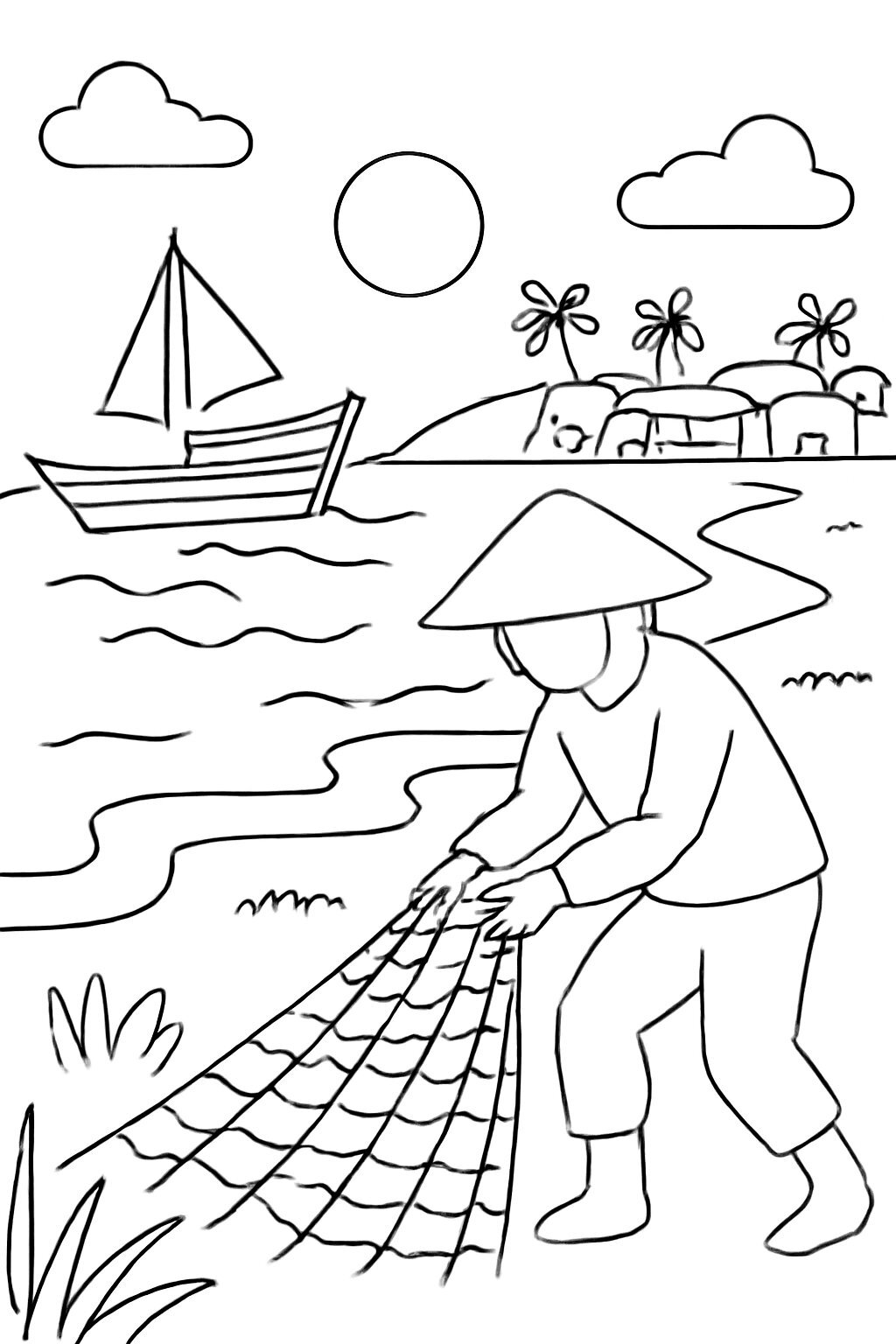 Seaside Fishing Village