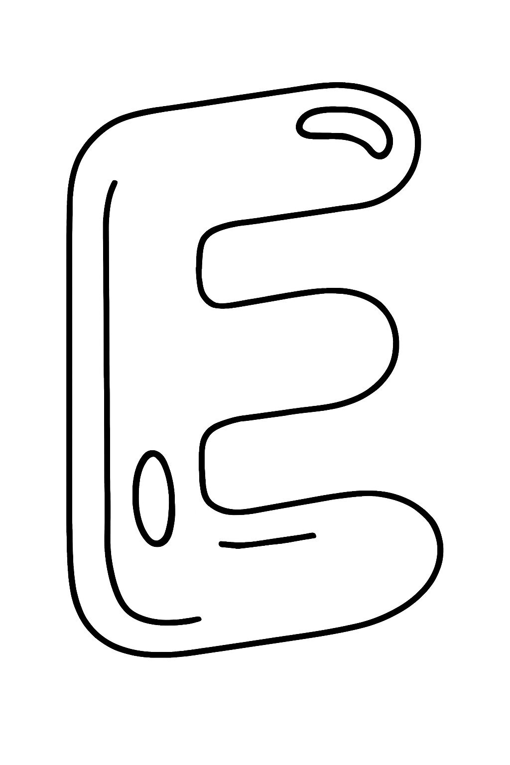 Letter E Coloring Pages for Kids 2026 – Free PDF Download