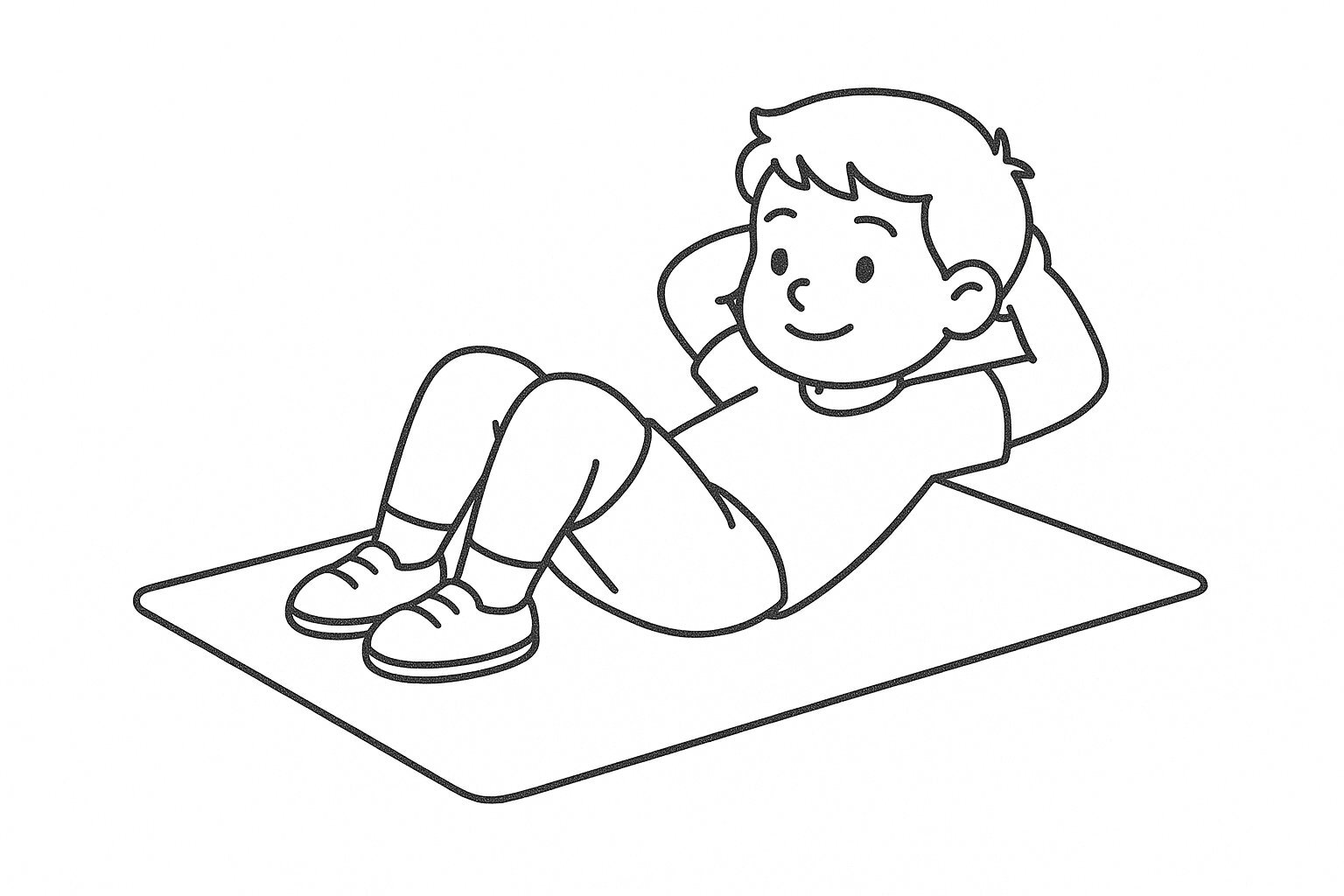 Kids Doing Sit-Ups