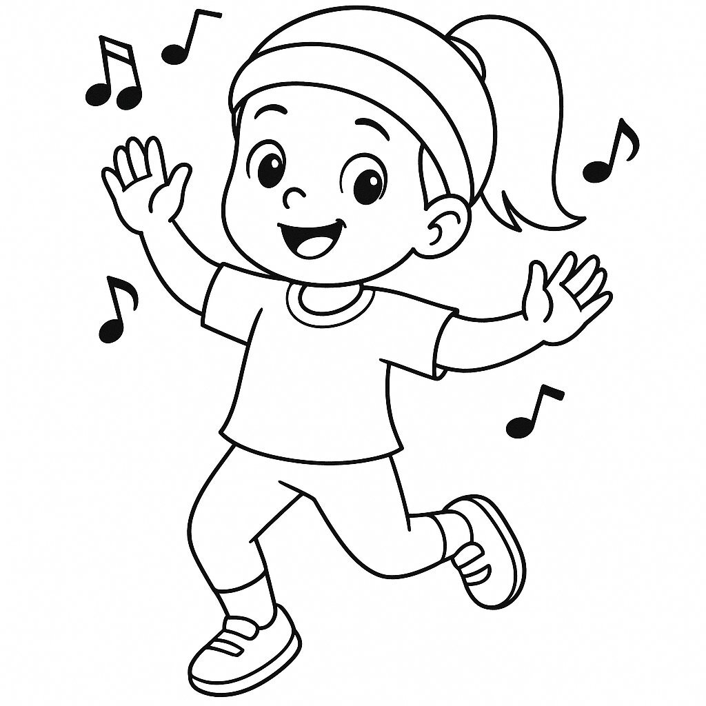 Aerobic Dancing Kid