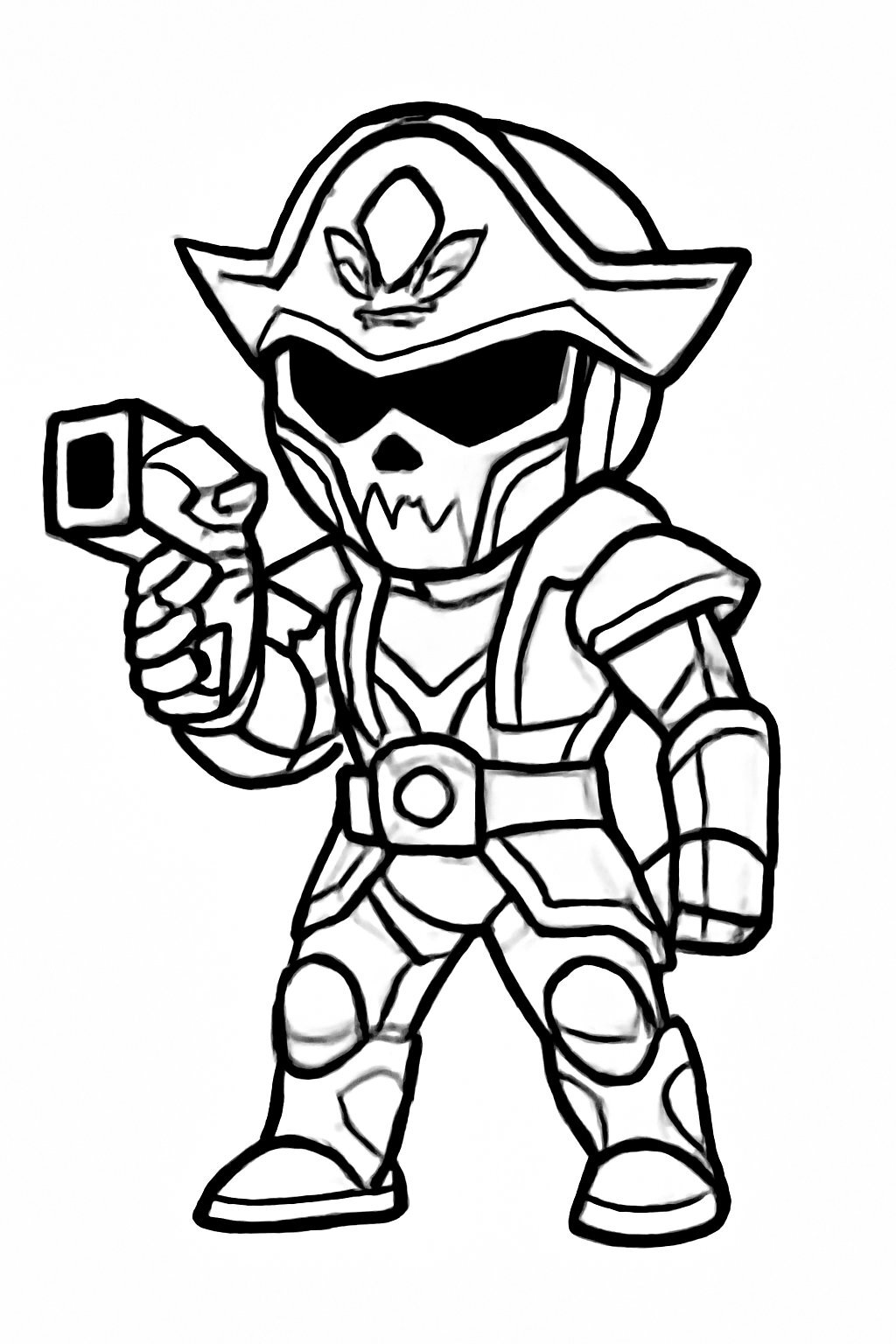 Future Cyber Pirate Superhero