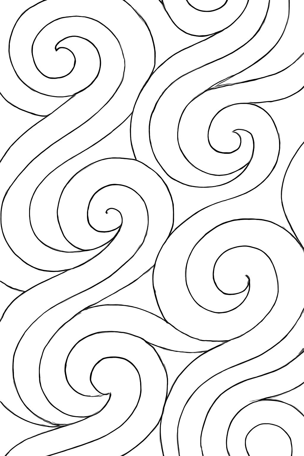 Black-and-White Line Art
