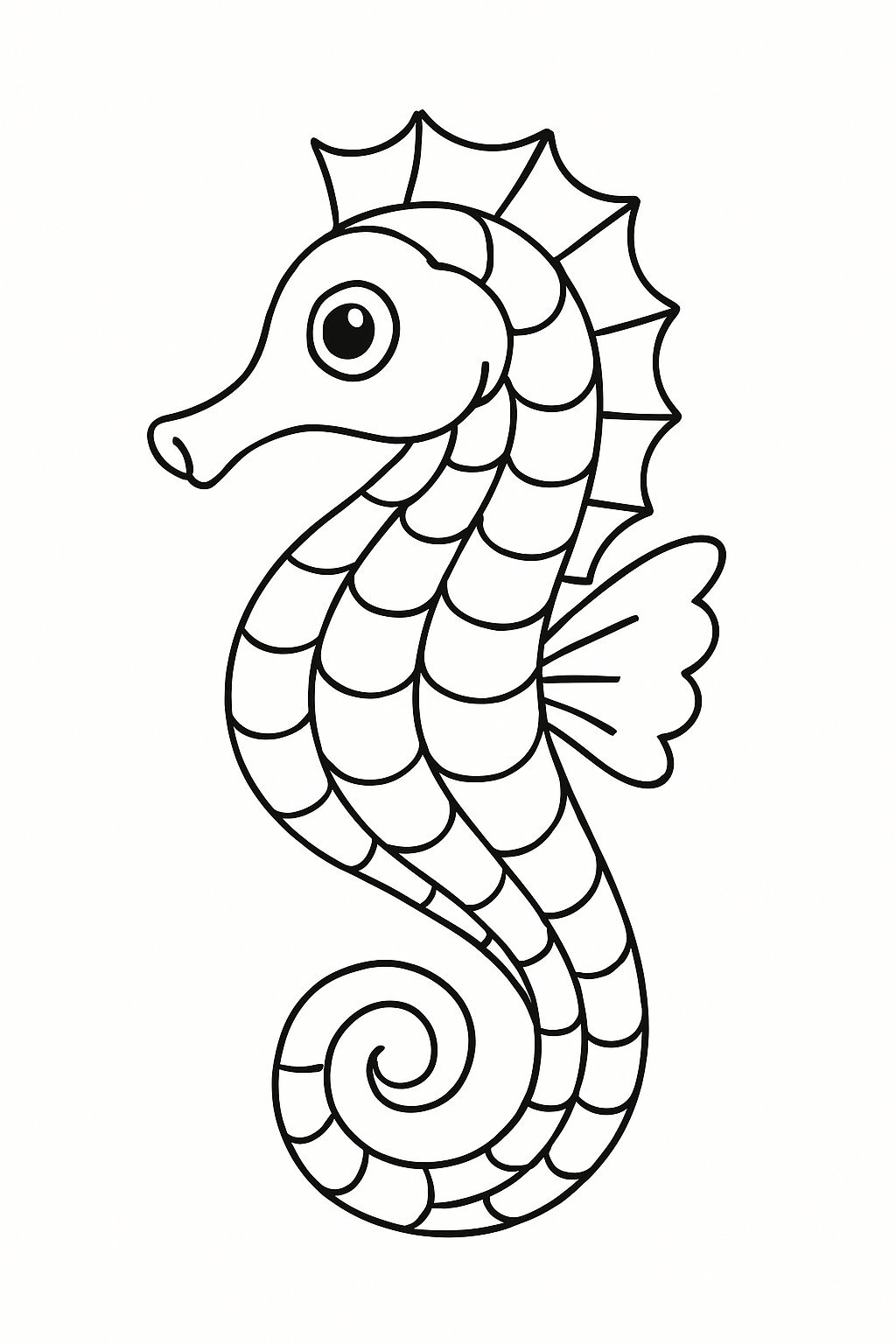 Rainbow Seahorse