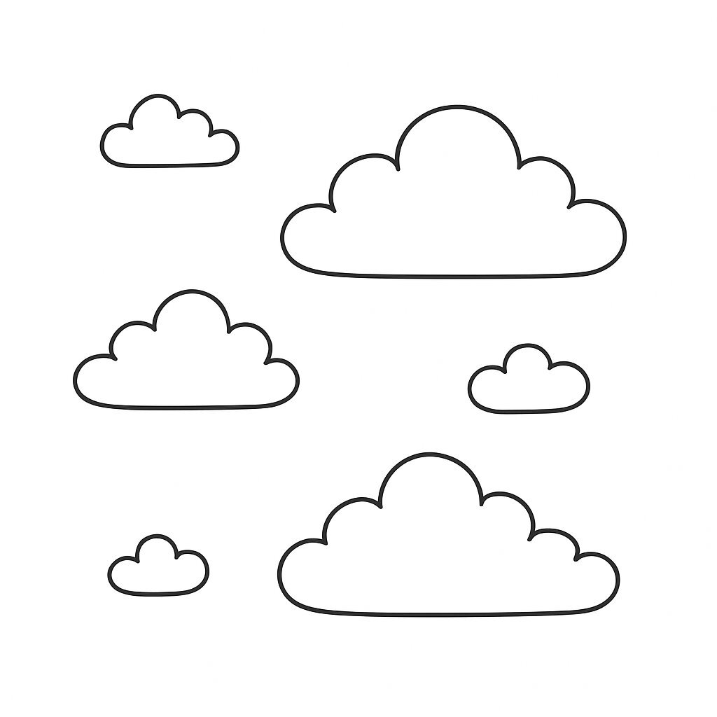 Fluffy Cloudy Sky