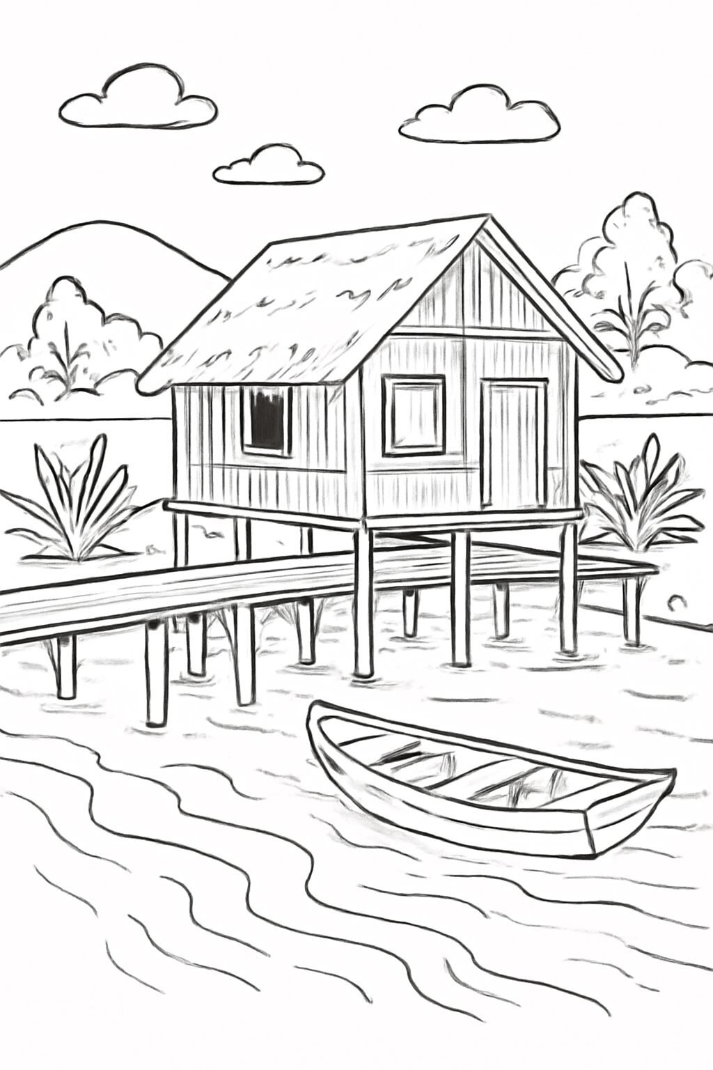 Riverside Stilt House