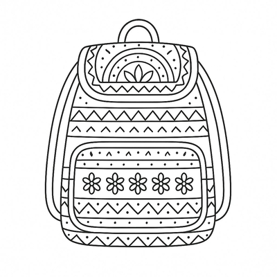 Backpack Coloring Pages for Kids 2026 – Free PDF Download