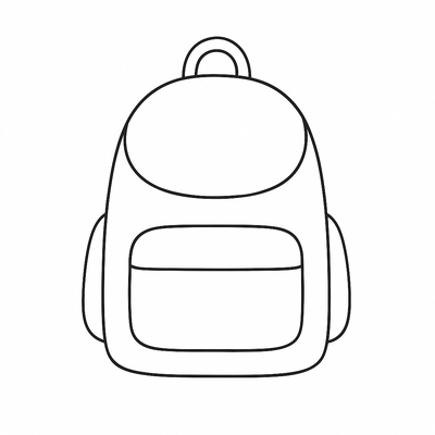 Backpack Coloring Pages for Kids 2026 – Free PDF Download