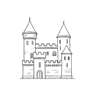 Castle Coloring Pages for Kids 2026 – PDF Coloring Sheets