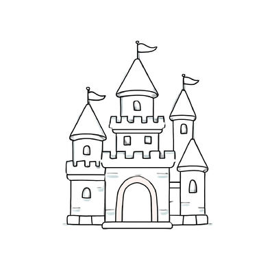 Castle Coloring Pages for Kids 2026 – PDF Coloring Sheets