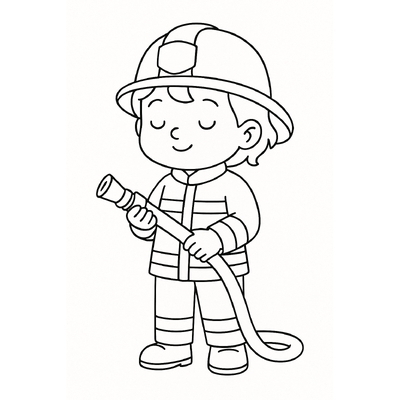 Firefighter Coloring Pages for Kids 2026 – Free PDF Download
