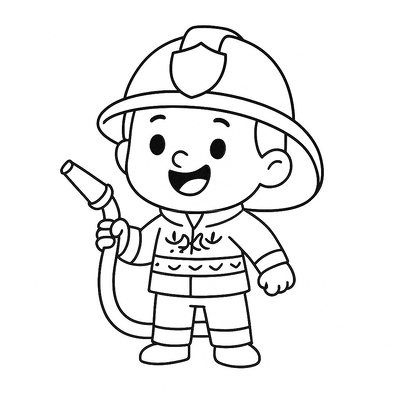 Firefighter Coloring Pages for Kids 2026 – Free PDF Download