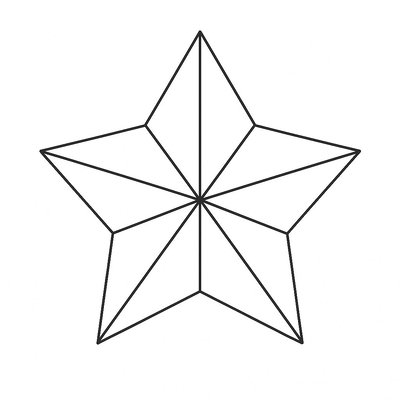 Five-Petal Flower Coloring Pages for Kids 2026 – PDF Coloring Sheets