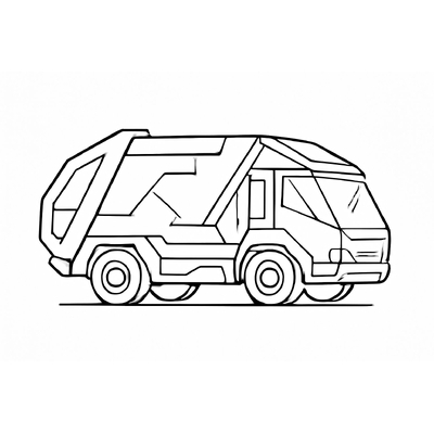Garbage Truck Coloring Pages for Kids 2026 – PDF Coloring Sheets