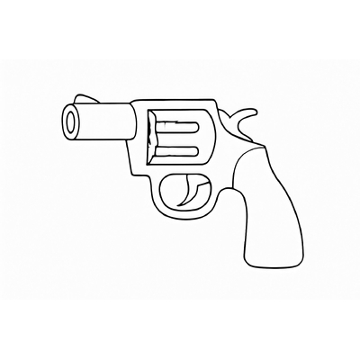 Gun Coloring Pages for Kids 2026