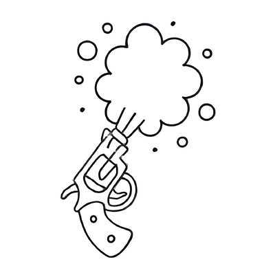 Gun Coloring Pages for Kids 2026