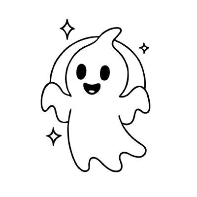 Halloween Ghost Coloring Pages for Kids 2026 – Download PDF
