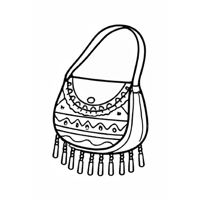 Handbag Coloring Pages for Kids 2026 – PDF Coloring Sheets