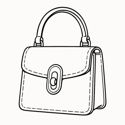 Handbag Coloring Pages for Kids 2026 – PDF Coloring Sheets