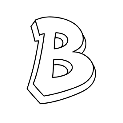 Letter B Coloring Pages for Kids 2026 – Free PDF Download